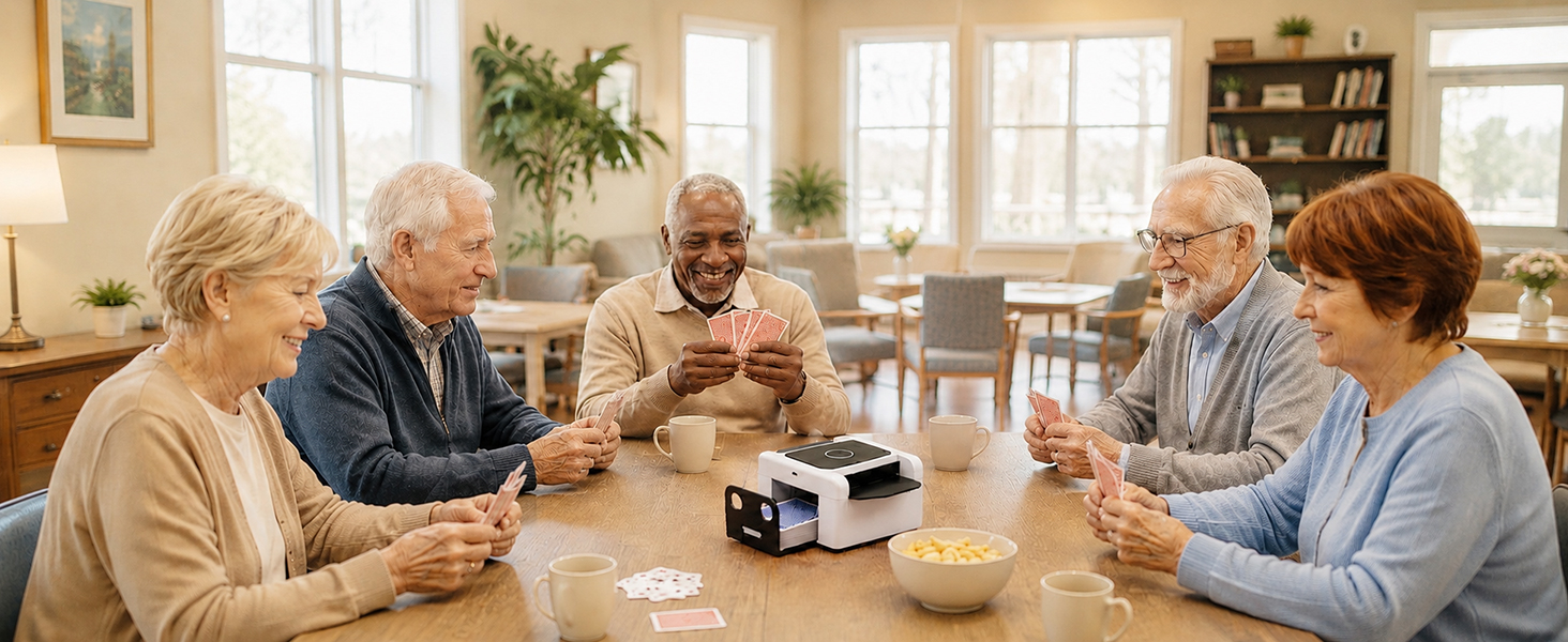 Cards held by senior player